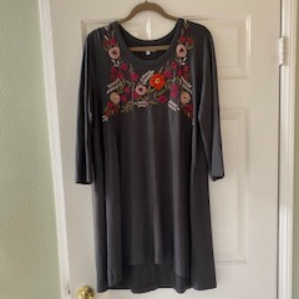 Caite embroidered dress